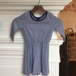 Gap dress, size 6.  Classic navy stripe.